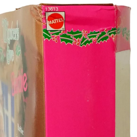 Winter's Eve Barbie #13613  Vintage 1994  NRFB  Plaid Gown   Doll-Mint   Box-VGC - Picture 3 of 11